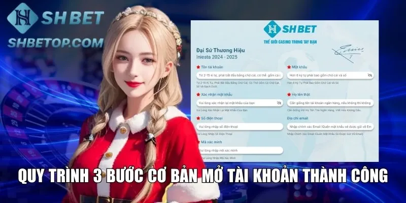 Quy trình 3 bước cơ bản mở tài khoản thành công